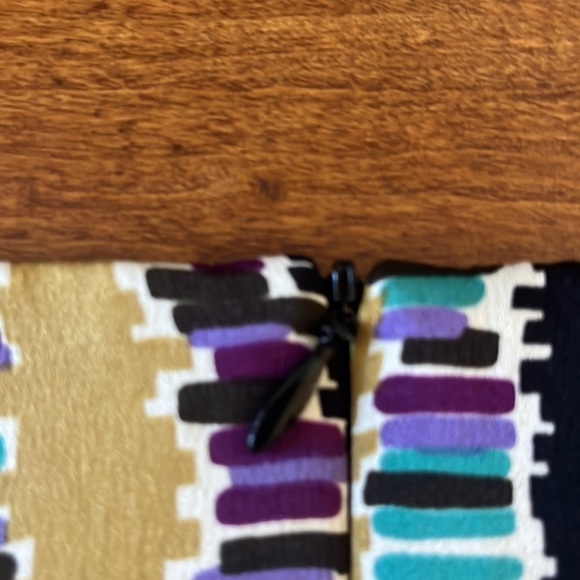 Trina Turk Jewel Tone Metallic Silk Dress 2 - Picture 10 of 12